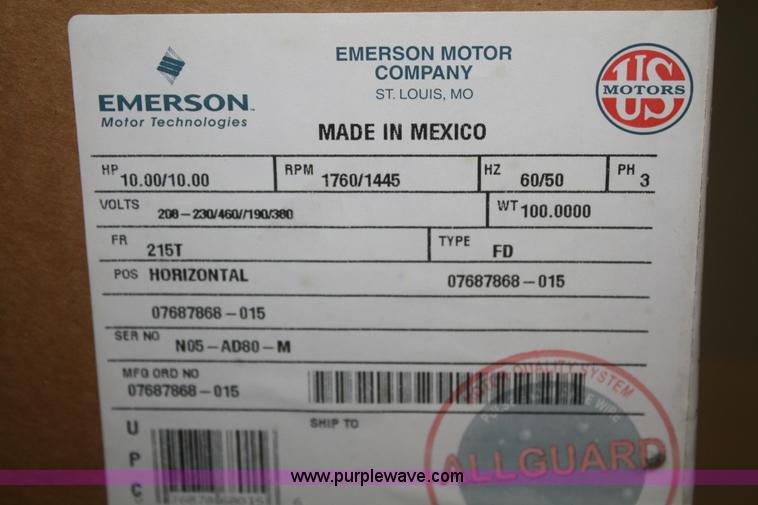 image for item V9597 (10) US Motors electric motors