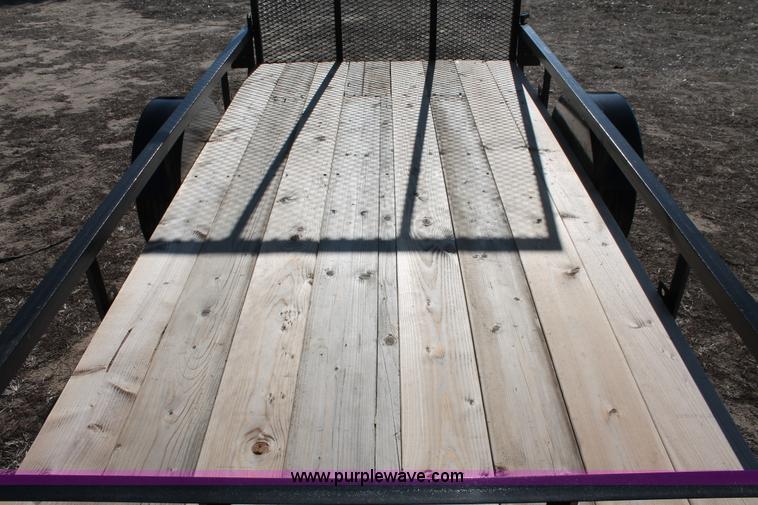 image for item W9378 2013 shop built 10' x 5' utility trailer
