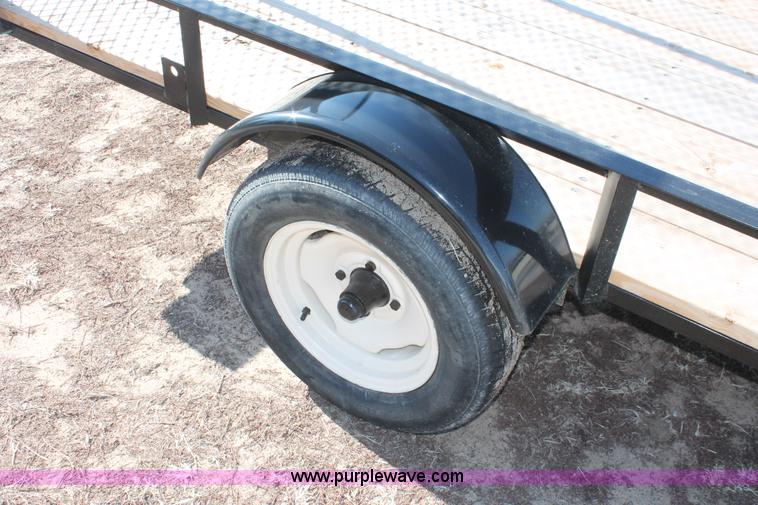 image for item W9378 2013 shop built 10' x 5' utility trailer