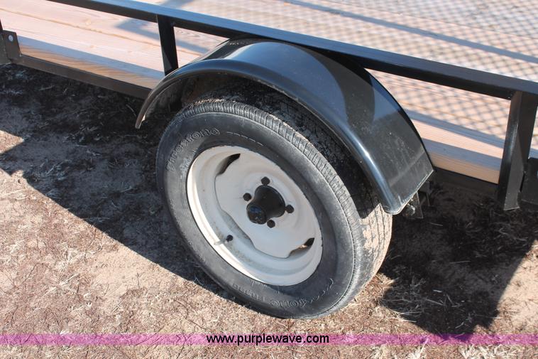 image for item W9378 2013 shop built 10' x 5' utility trailer