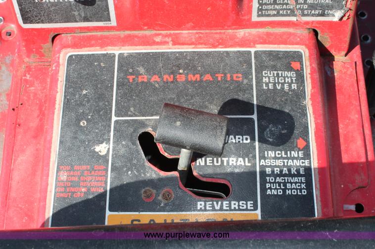 image for item W9380 MTD Wizard lawn mower