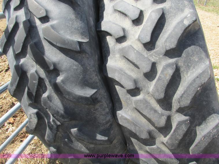 image for item X9799 (2) Goodyear DT710 18.4R42 tractor tires