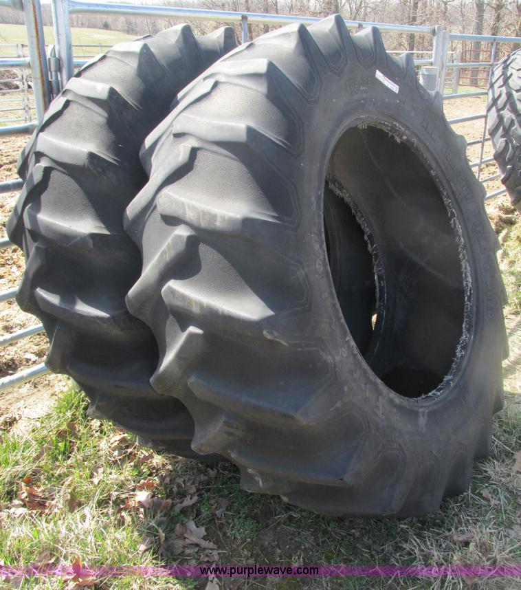 image for item X9800 (2) Firestone 151 20.8-38 tractor tires