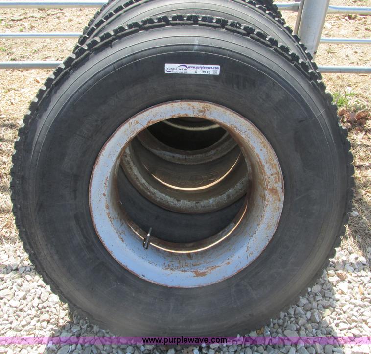 image for item X9912 (4) 11R20 tires