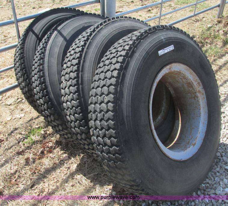 image for item X9912 (4) 11R20 tires