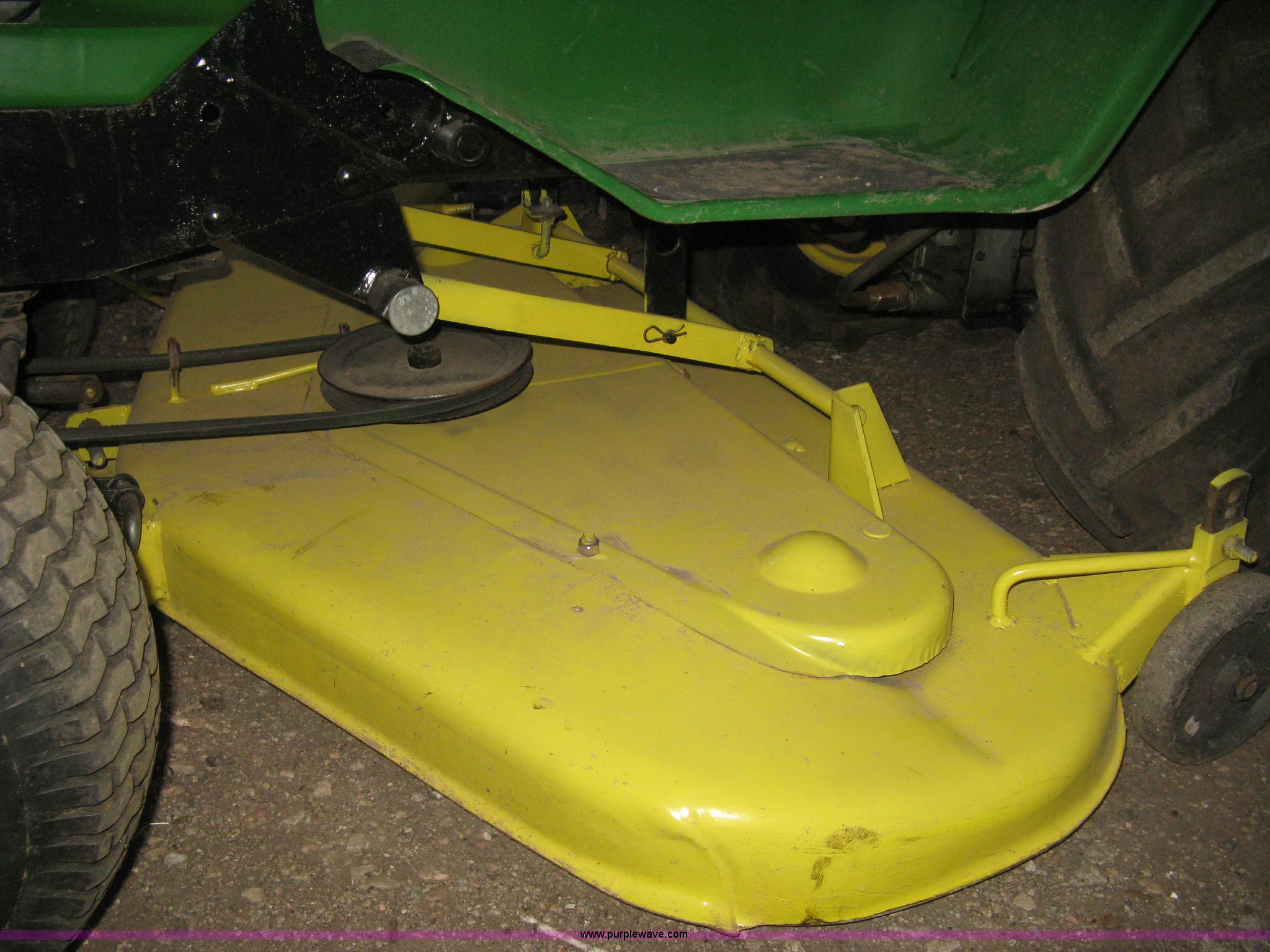 John Deere 316 lawn mower in Hutchinson, KS Item AG9528 sold Purple