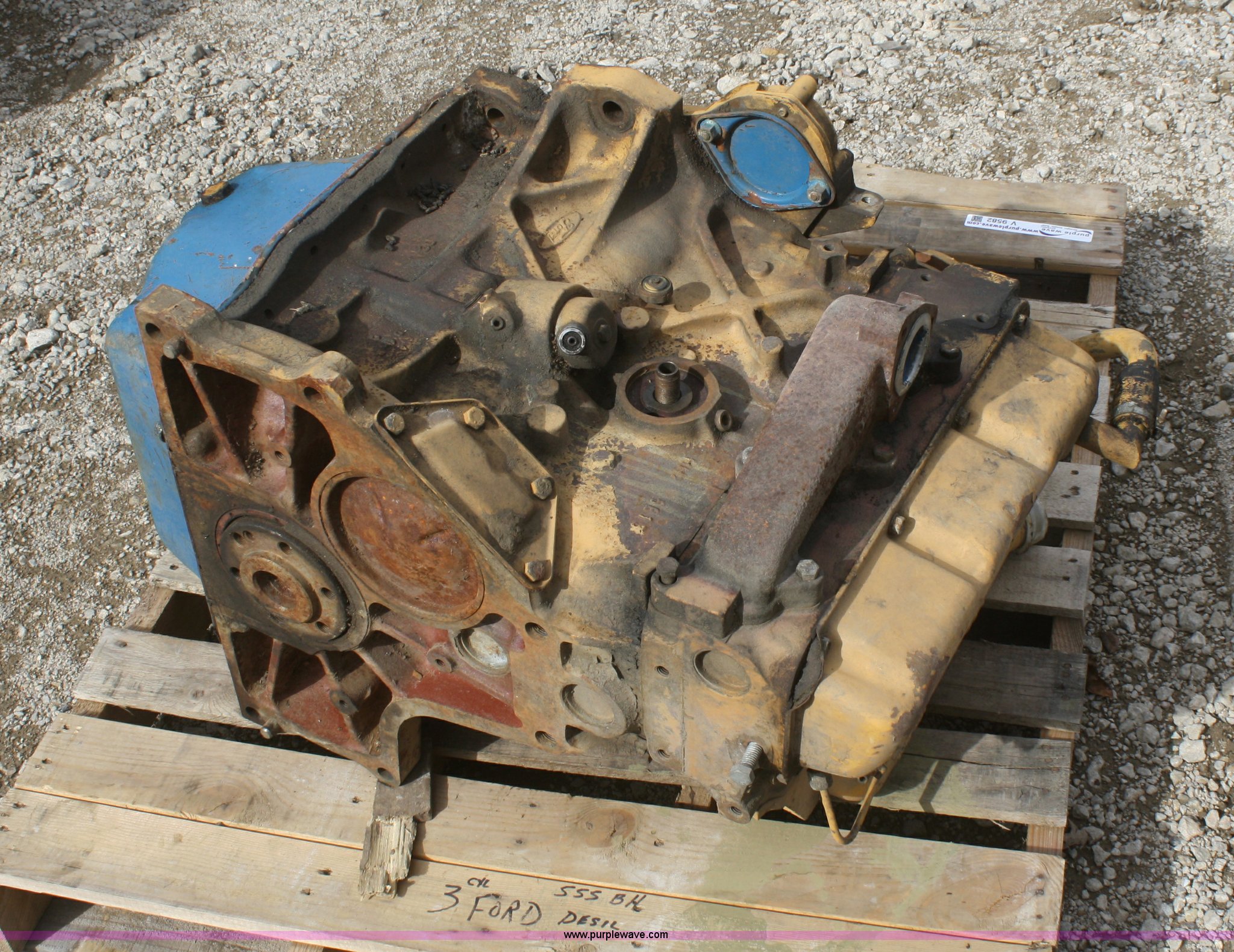 Ford Three Cylinder Diesel Engine Core Item V9582 Sold