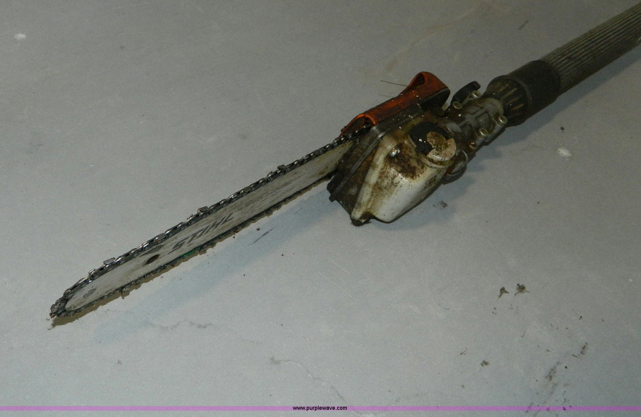 Stihl HT131 bar chain saw in Ellis, KS Item W9108 sold Purple Wave