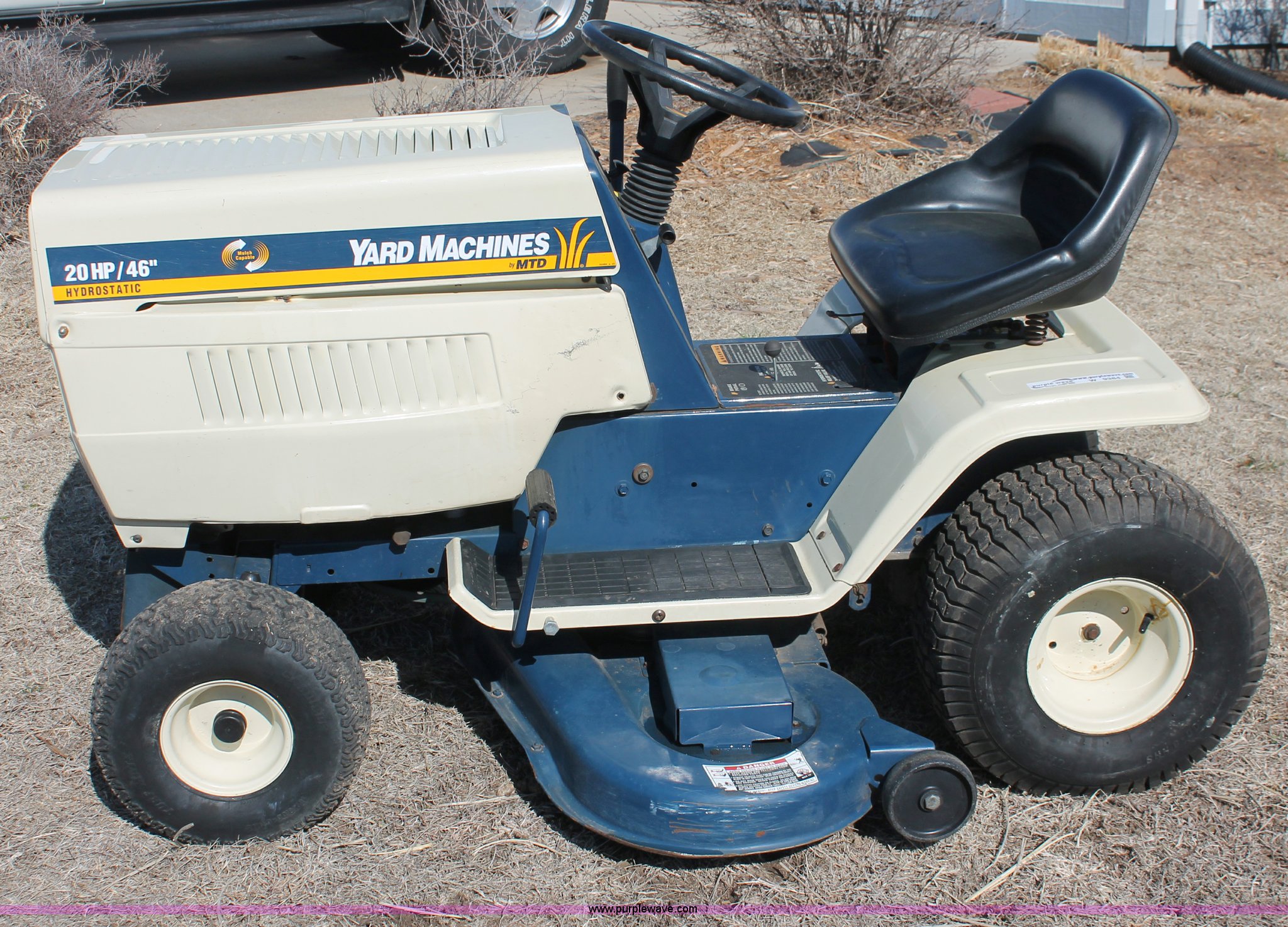 MTD Yard Machines lawn mower in Abilene, KS | Item W9384 sold | Purple Wave