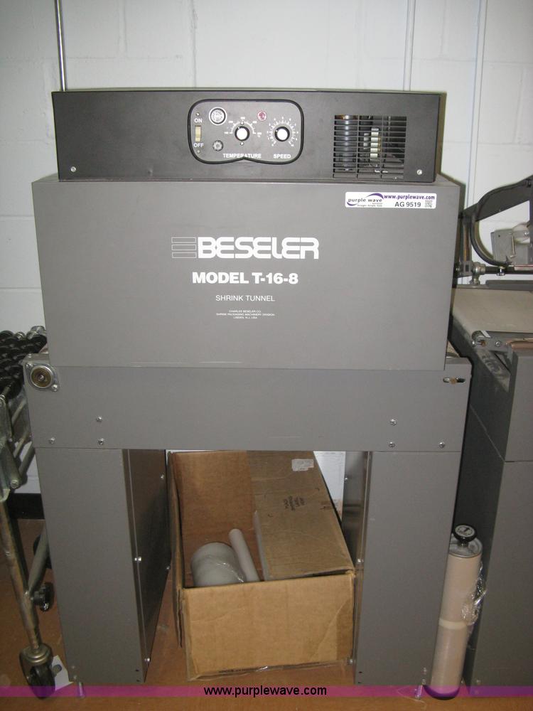 image for item AG9519 Beseler T-16-8 shrink wrap tunnel