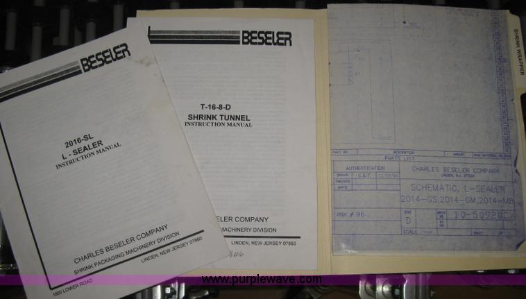 image for item AG9519 Beseler T-16-8 shrink wrap tunnel