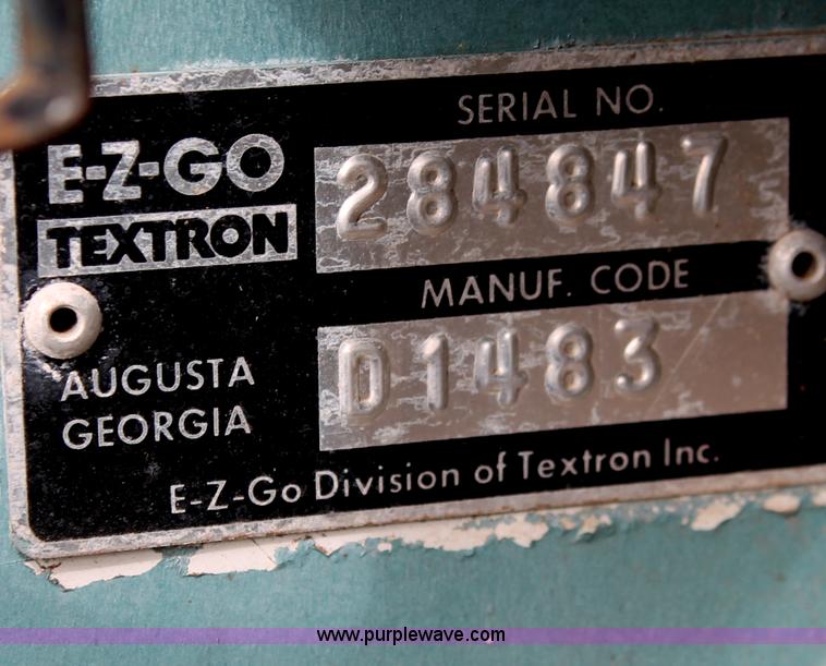 image for item E2971 E-Z Go electric golf cart