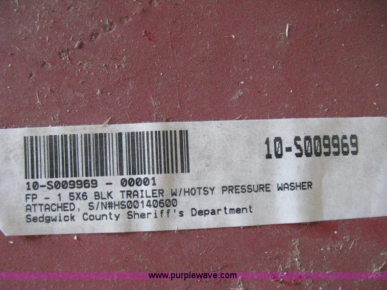 image for item E3123 Trailer mounted Hosty pressure washer