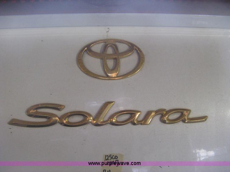 image for item E3124 1999 Toyota Camry Solara SLE
