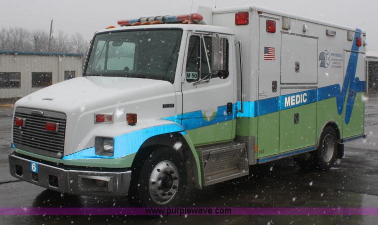 image for item F2563 1998 Freightliner FL60 ambulance