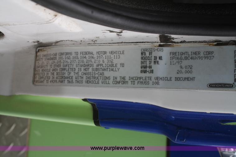 image for item F2563 1998 Freightliner FL60 ambulance