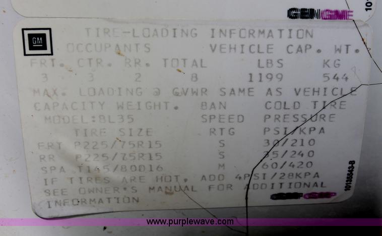 image for item F2934 1994 Chevrolet Caprice Classic wagon