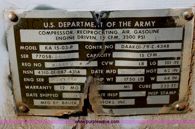 image for item F2948 Flatbed with high pressure air system