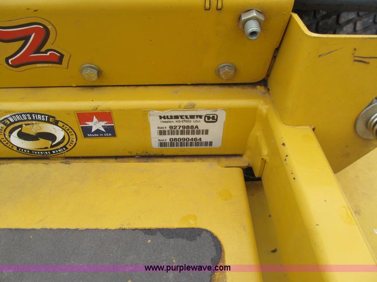 image for item F3118 Hustler Super Z lawn mower