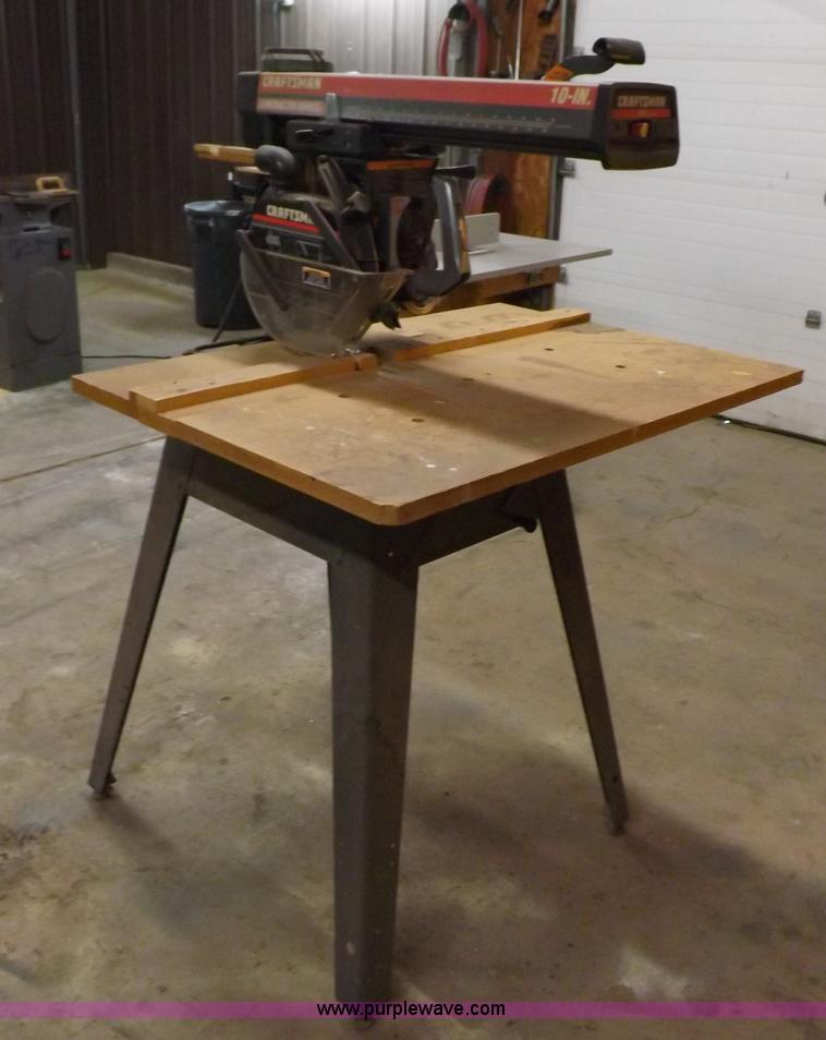Sears Craftsman 10 Inch Radial Arm Saw 