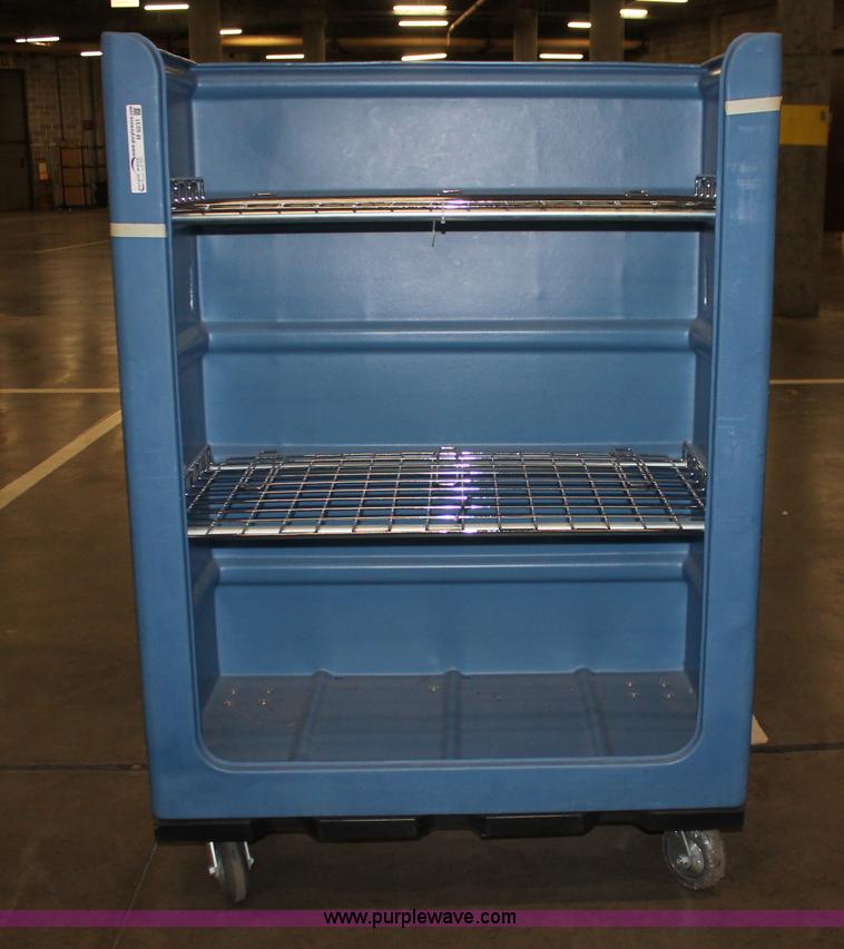 image for item M9231 R&B wire poly storage turnabout truck