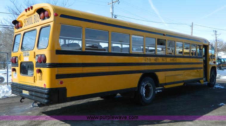 image for item W9216 1986 International Blue Bird bus