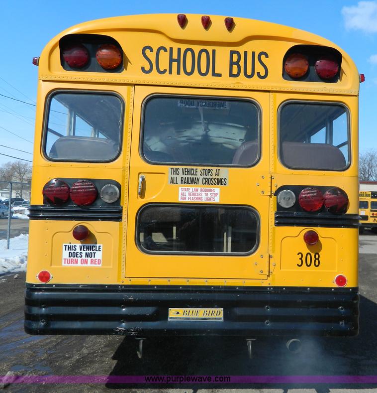 image for item W9216 1986 International Blue Bird bus