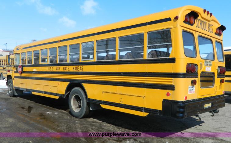image for item W9216 1986 International Blue Bird bus