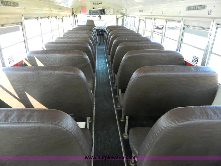 image for item W9216 1986 International Blue Bird bus