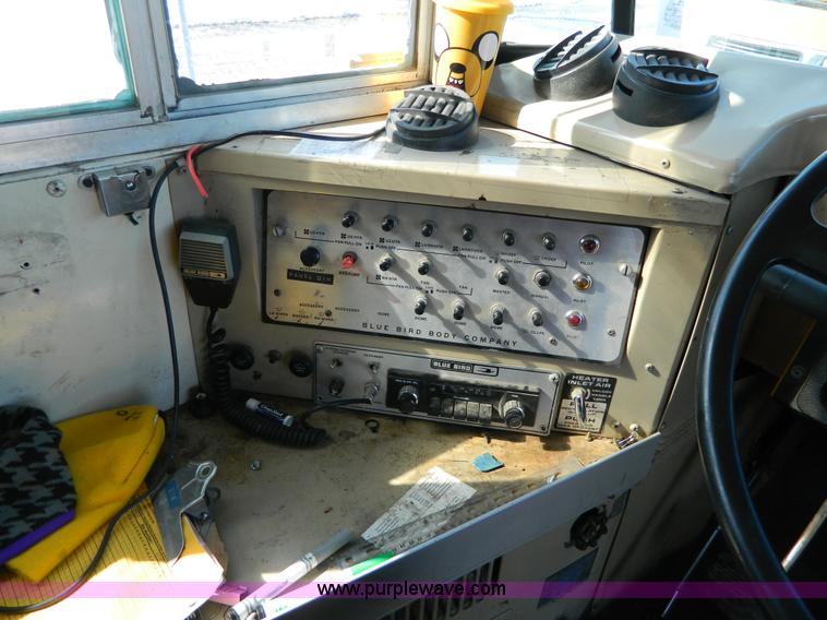 image for item W9216 1986 International Blue Bird bus