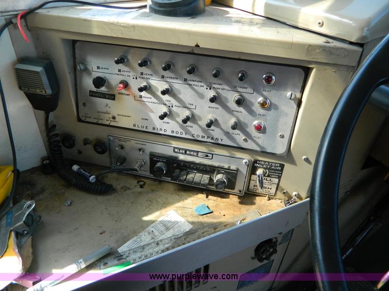 image for item W9216 1986 International Blue Bird bus