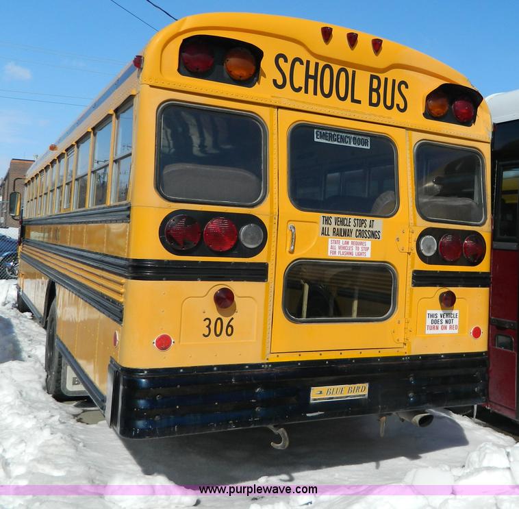 image for item W9217 1985 International Blue Bird bus