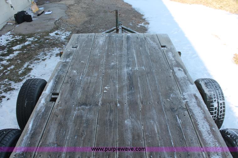 image for item W9271 1994 shop built tandem axle trailer