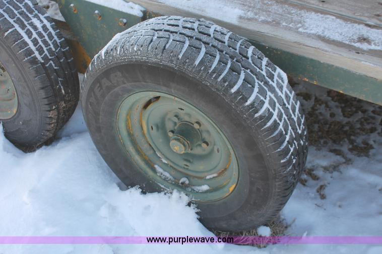 image for item W9271 1994 shop built tandem axle trailer
