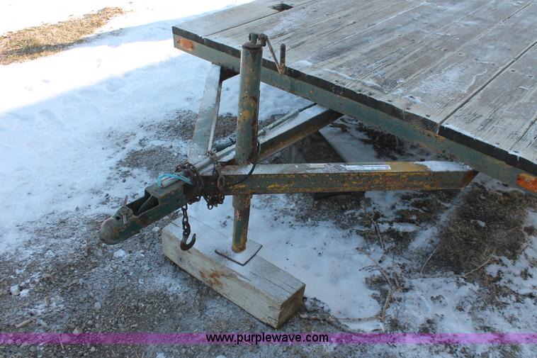 image for item W9271 1994 shop built tandem axle trailer