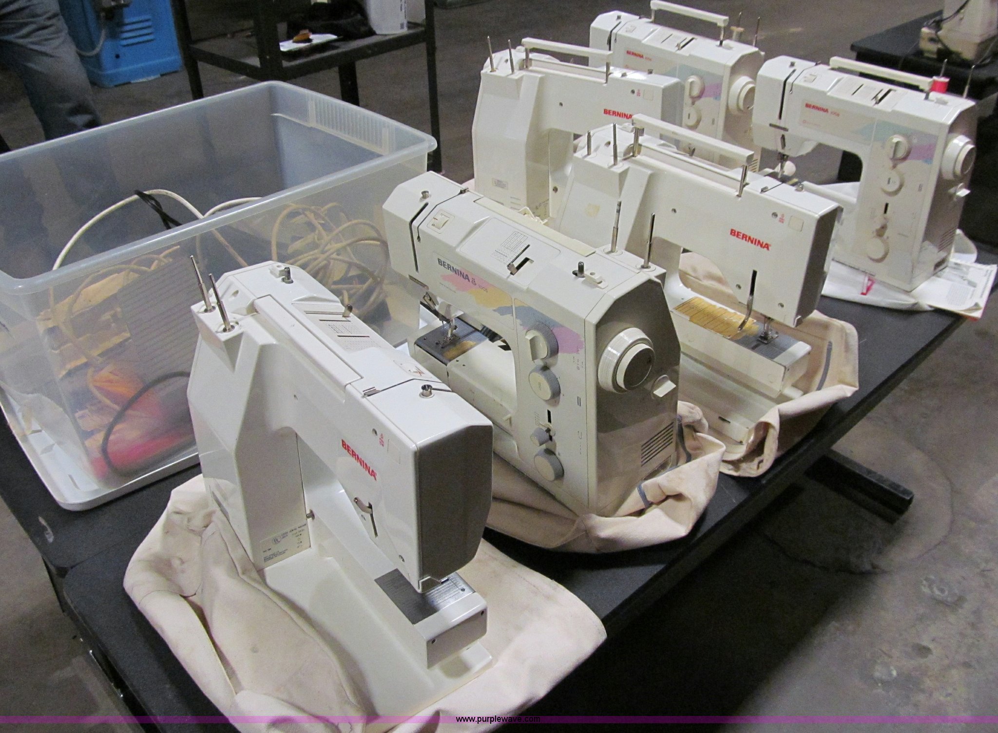 (6) Bernina sewing machines in Des Moines, IA Item D7218 sold