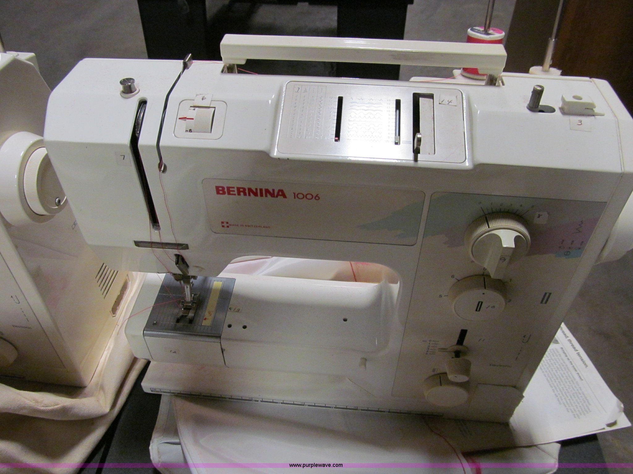 (6) Bernina sewing machines in Des Moines, IA Item D7218 sold