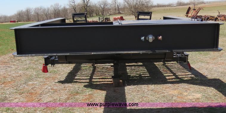 image for item B4665 Shop built expandable combine/sprayer trailer