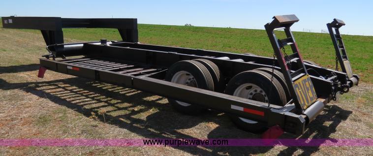 image for item B4665 Shop built expandable combine/sprayer trailer