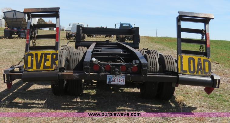image for item B4665 Shop built expandable combine/sprayer trailer