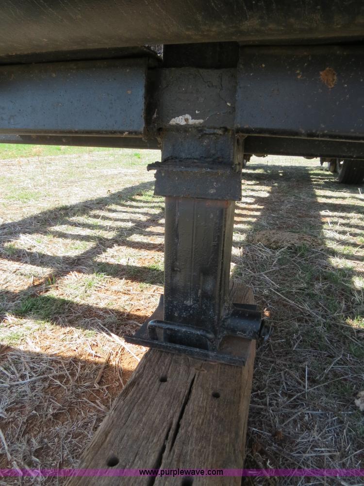 image for item B4665 Shop built expandable combine/sprayer trailer