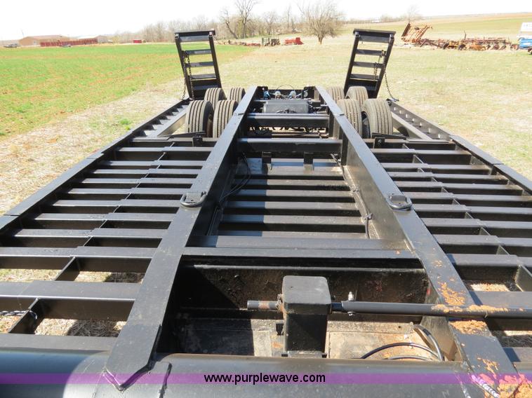 image for item B4665 Shop built expandable combine/sprayer trailer