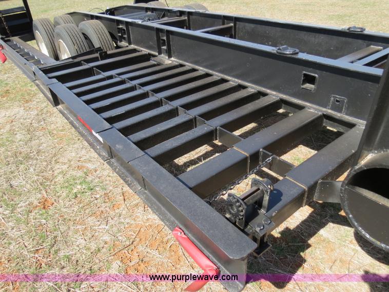 image for item B4665 Shop built expandable combine/sprayer trailer