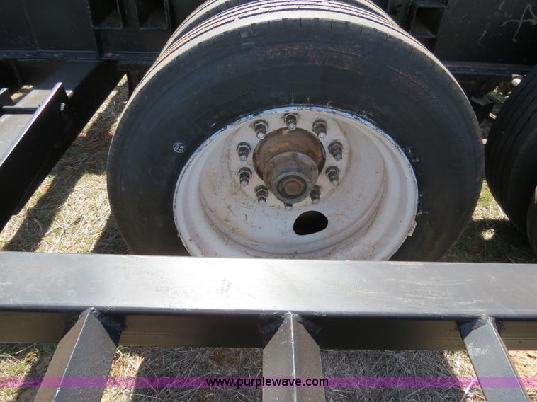 image for item B4665 Shop built expandable combine/sprayer trailer