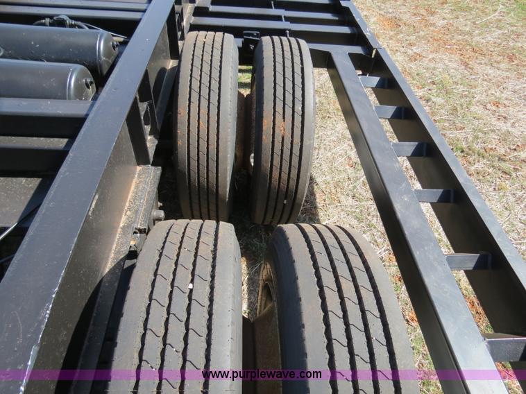 image for item B4665 Shop built expandable combine/sprayer trailer