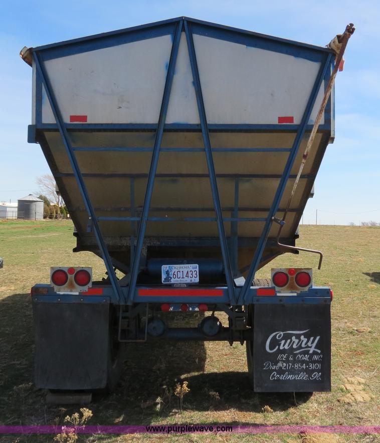image for item B4668 Shop built grain hopper pup trailer