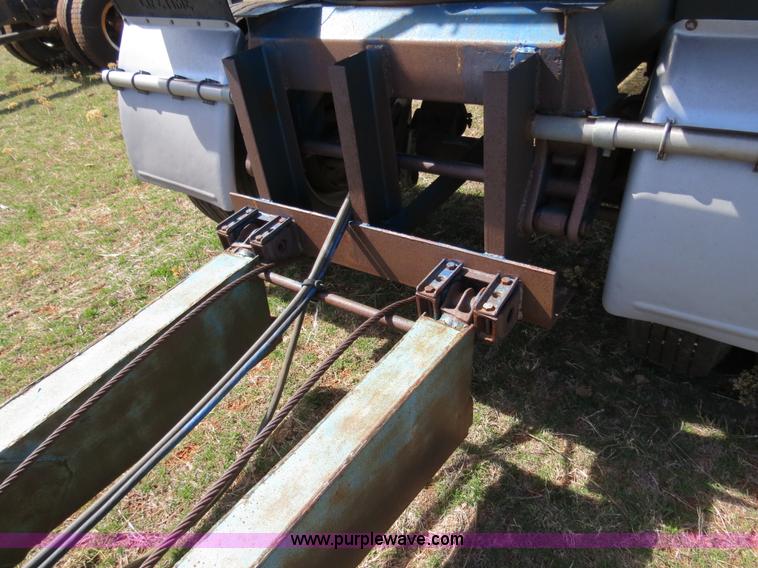 image for item B4668 Shop built grain hopper pup trailer