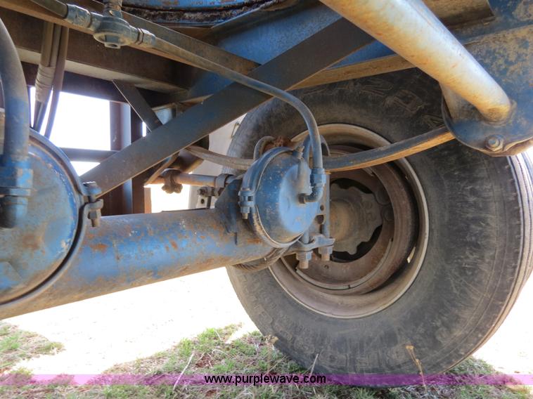 image for item B4668 Shop built grain hopper pup trailer