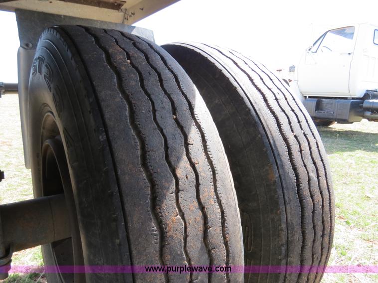 image for item B4668 Shop built grain hopper pup trailer