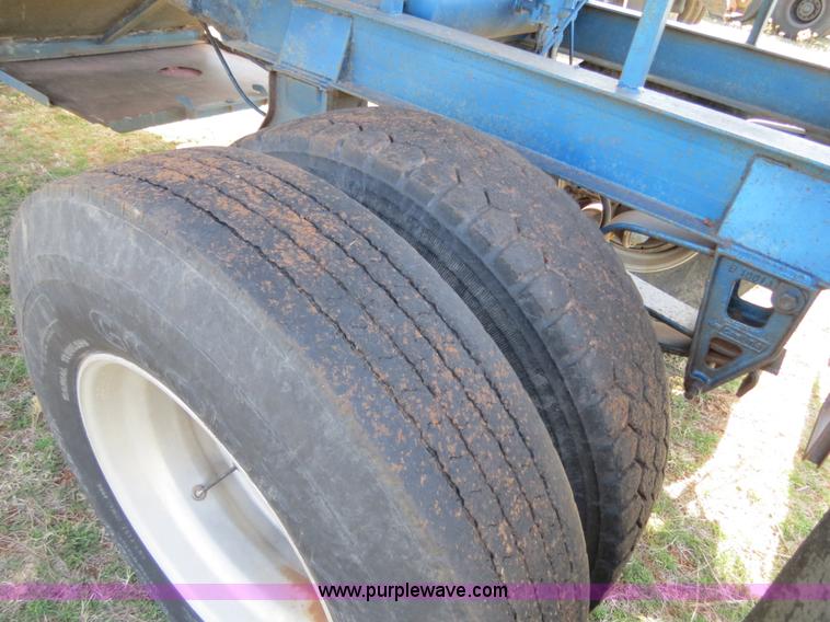 image for item B4668 Shop built grain hopper pup trailer